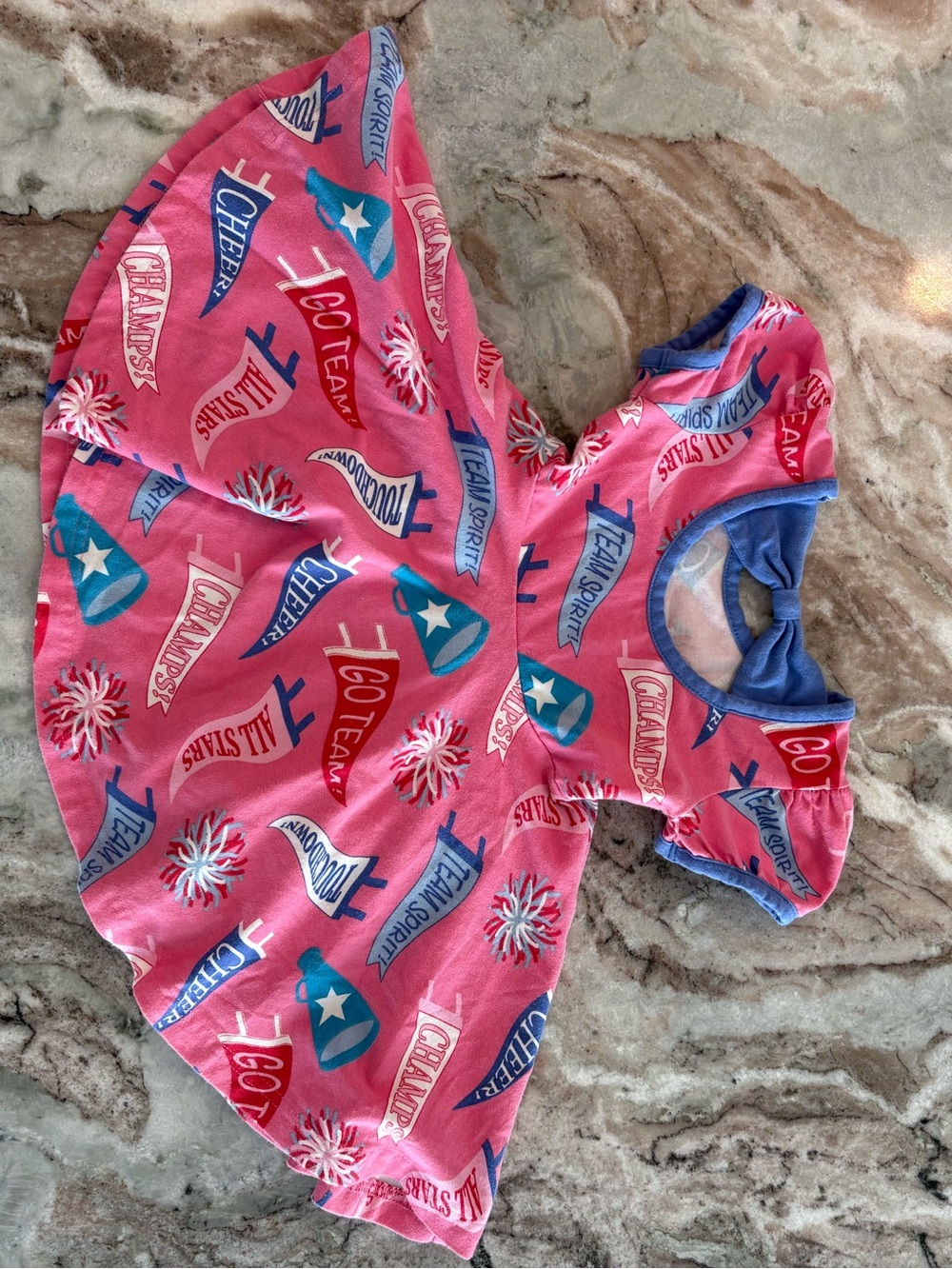 Eleanor Rose Boutique Team Spirit Sports Cheer Dress Skater Pink 18M Twirl - Picture 6 of 9
